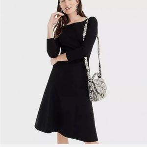 NWT J Crew Fit and Flare Dress in ponte